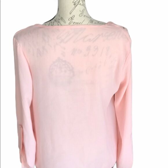 Charlotte Russe Pink Blouse Size Small - Picture 2 of 8